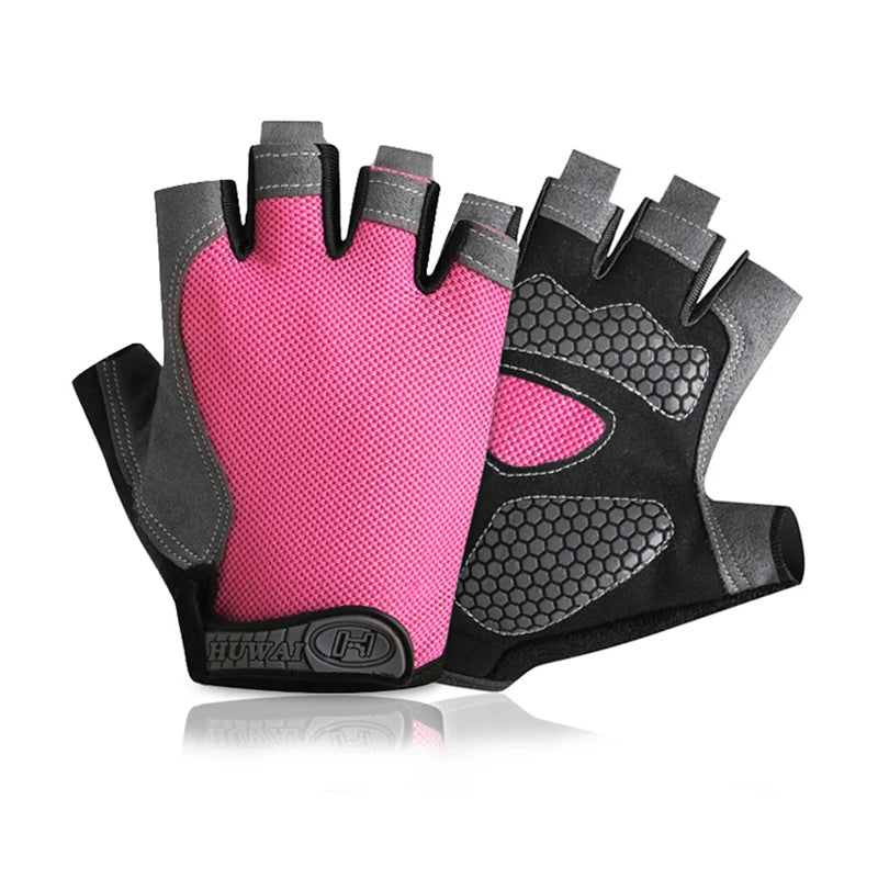 Breathable Half-Finger Cycling & Fitness Gloves | Anti-Slip Sport Training Gloves for Men & Women