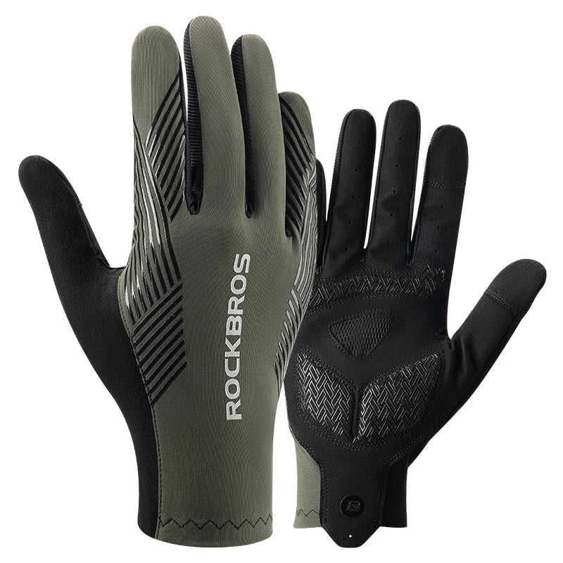 Touchscreen Cycling Gloves – Breathable, Anti-Slip Gloves for Spring/Summer MTB, Road Bike, Gym & Running