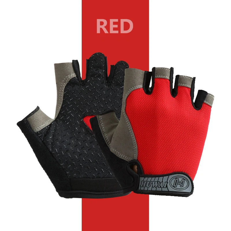 Breathable Half-Finger Cycling & Fitness Gloves | Anti-Slip Sport Training Gloves for Men & Women