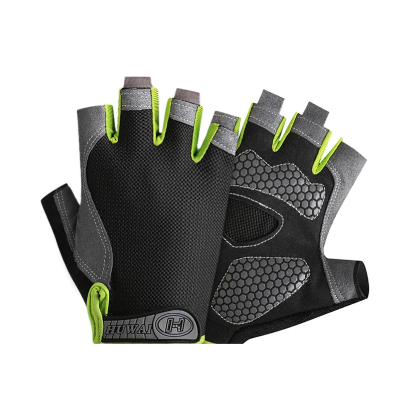 Breathable Half-Finger Cycling & Fitness Gloves | Anti-Slip Sport Training Gloves for Men & Women