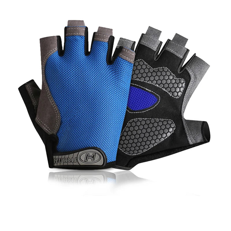 Breathable Half-Finger Cycling & Fitness Gloves | Anti-Slip Sport Training Gloves for Men & Women