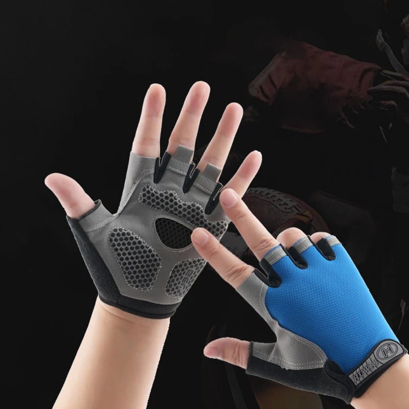 Breathable Half-Finger Cycling & Fitness Gloves | Anti-Slip Sport Training Gloves for Men & Women