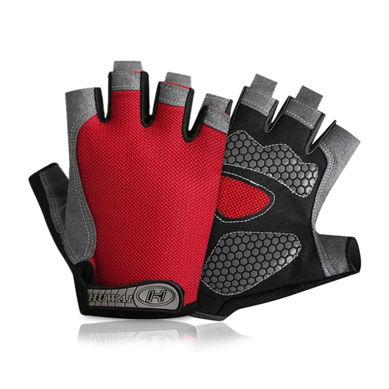 Breathable Half-Finger Cycling & Fitness Gloves | Anti-Slip Sport Training Gloves for Men & Women