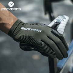 Touchscreen Cycling Gloves – Breathable, Anti-Slip Gloves for Spring/Summer MTB, Road Bike, Gym & Running