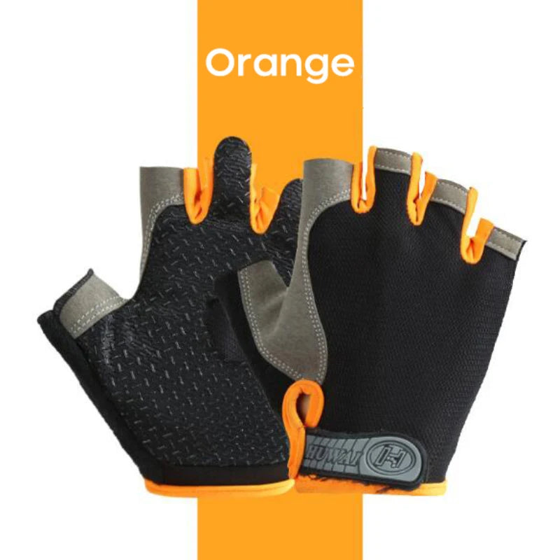 Breathable Half-Finger Cycling & Fitness Gloves | Anti-Slip Sport Training Gloves for Men & Women