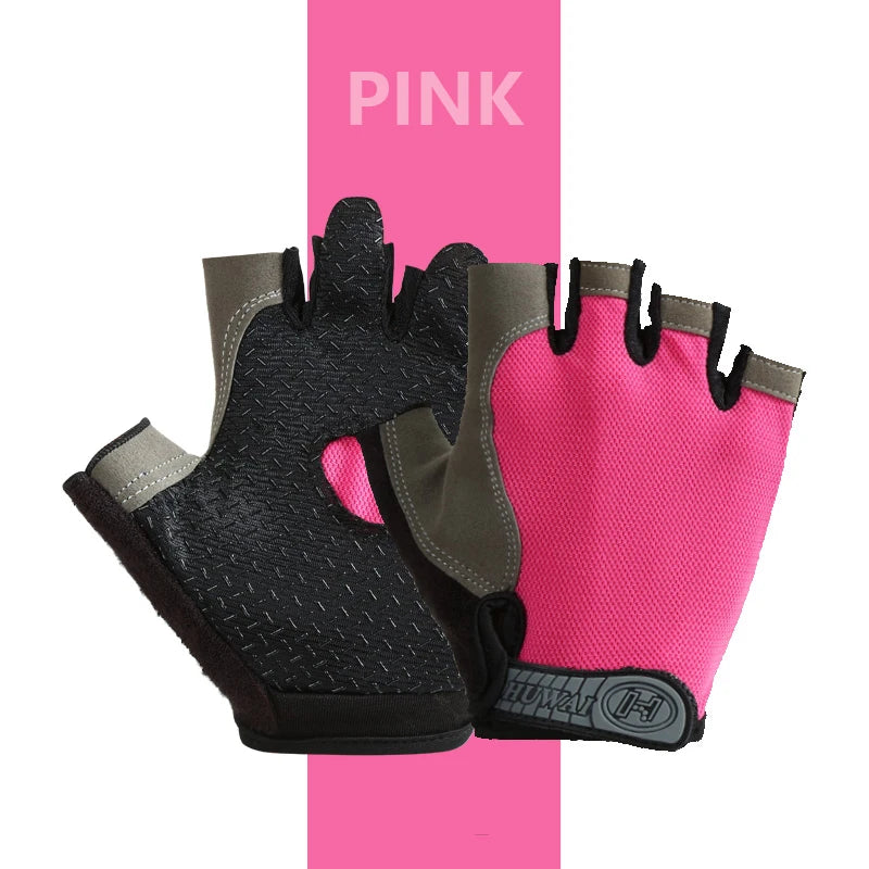 Breathable Half-Finger Cycling & Fitness Gloves | Anti-Slip Sport Training Gloves for Men & Women