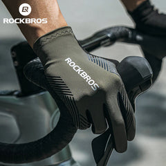 Touchscreen Cycling Gloves – Breathable, Anti-Slip Gloves for Spring/Summer MTB, Road Bike, Gym & Running