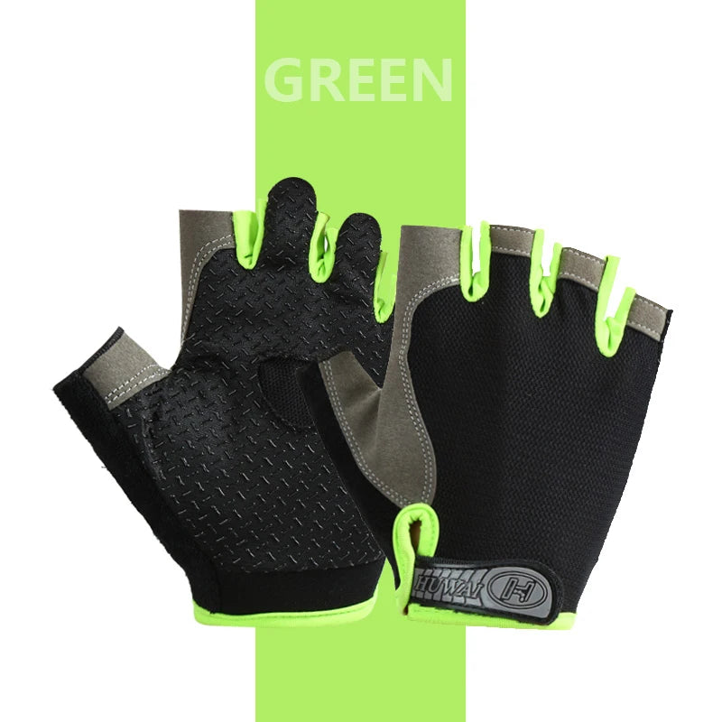 Breathable Half-Finger Cycling & Fitness Gloves | Anti-Slip Sport Training Gloves for Men & Women