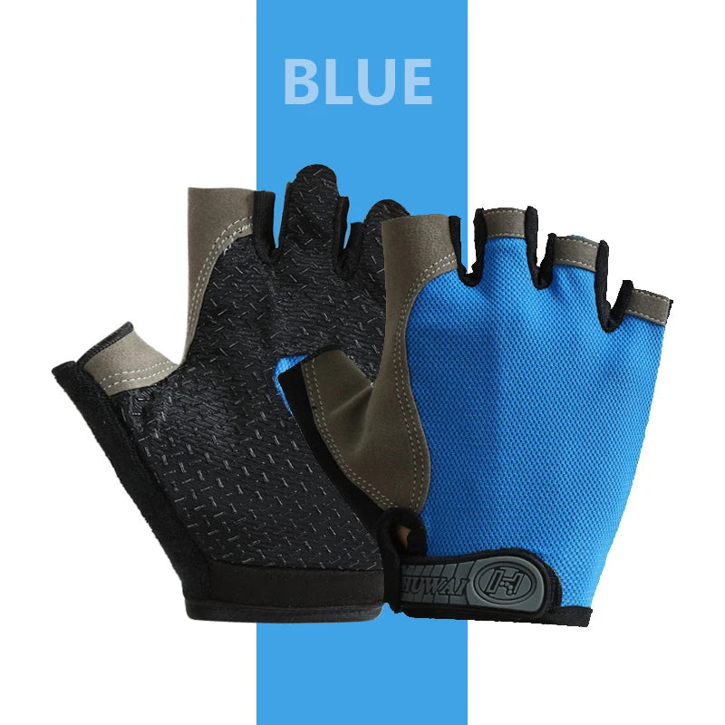 Breathable Half-Finger Cycling & Fitness Gloves | Anti-Slip Sport Training Gloves for Men & Women