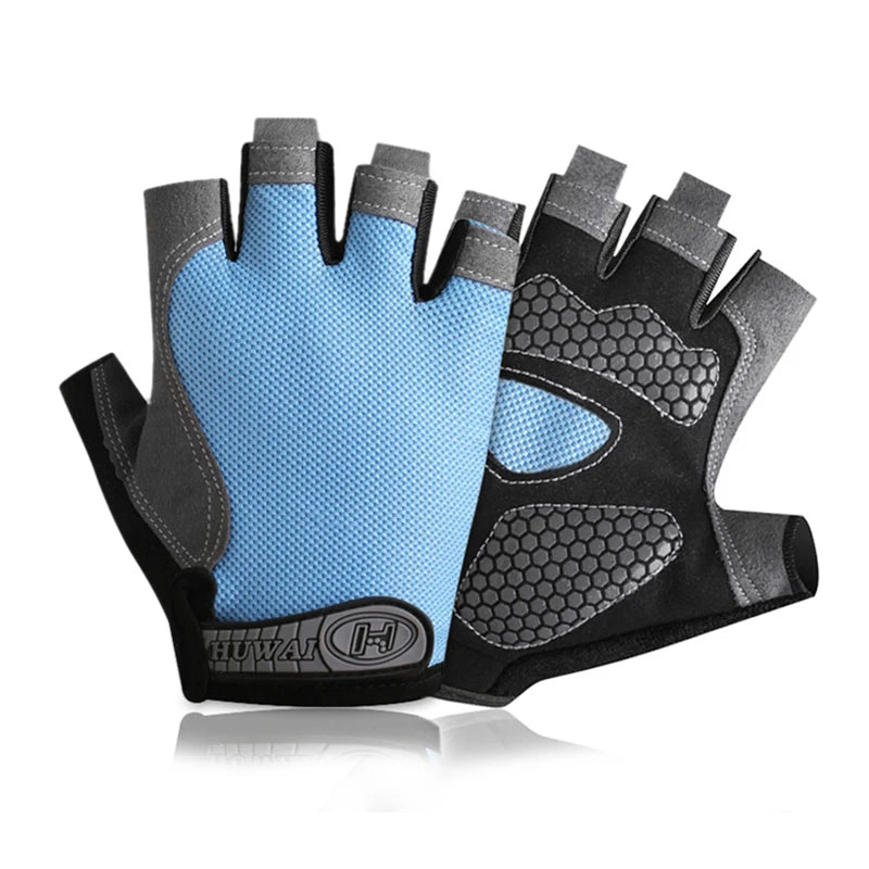 Breathable Half-Finger Cycling & Fitness Gloves | Anti-Slip Sport Training Gloves for Men & Women