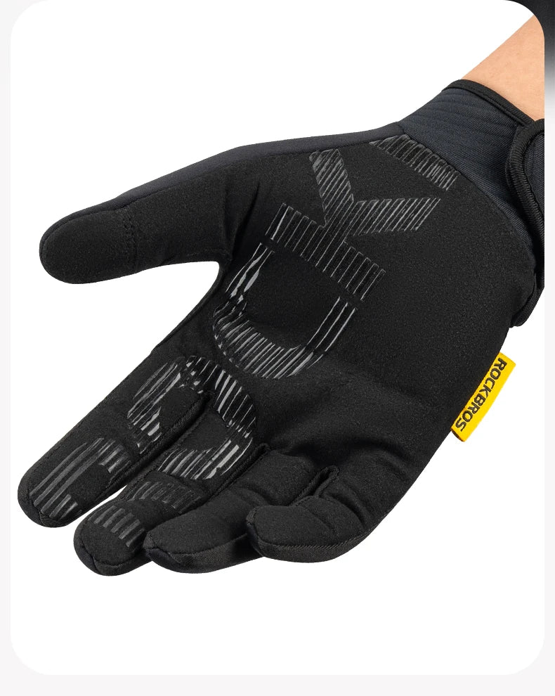 Touchscreen Winter Gloves – Windproof, Full-Finger Cycling, Ski, Non-Slip Warm Gloves for Sports, Motorcycle, and Hiking