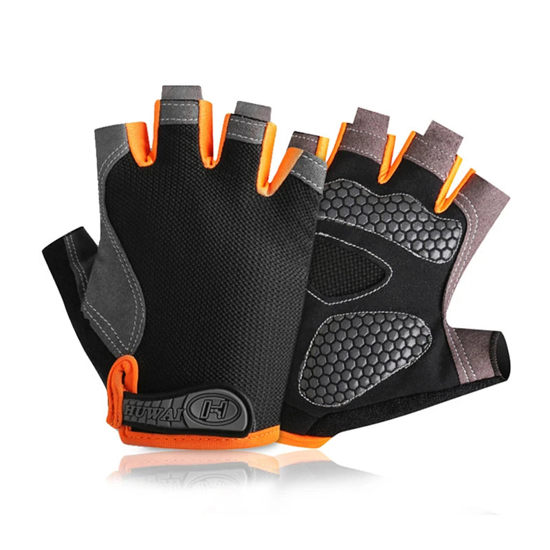 Breathable Half-Finger Cycling & Fitness Gloves | Anti-Slip Sport Training Gloves for Men & Women