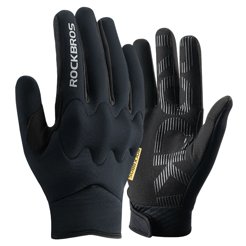 Touchscreen Winter Gloves – Windproof, Full-Finger Cycling, Ski, Non-Slip Warm Gloves for Sports, Motorcycle, and Hiking